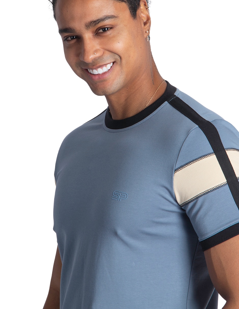Playera cuello redondo para hombre 4