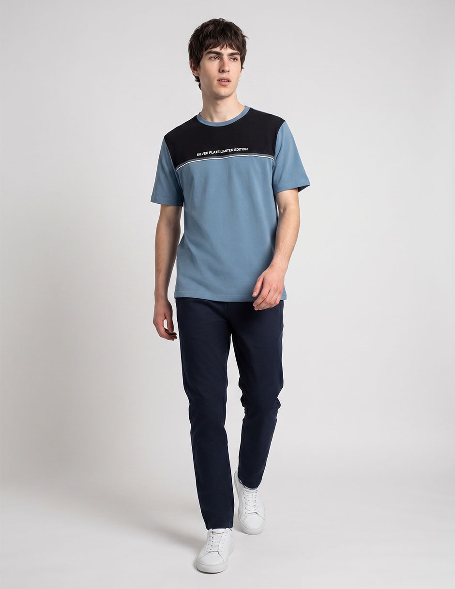 Playera cuello redondo para hombre