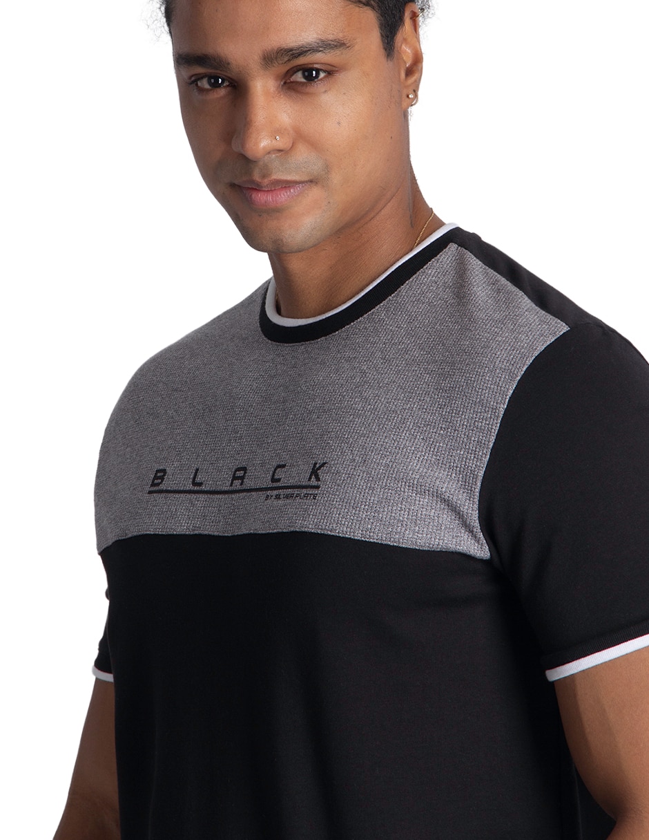 Playera Silver Plate cuello redondo para hombre
