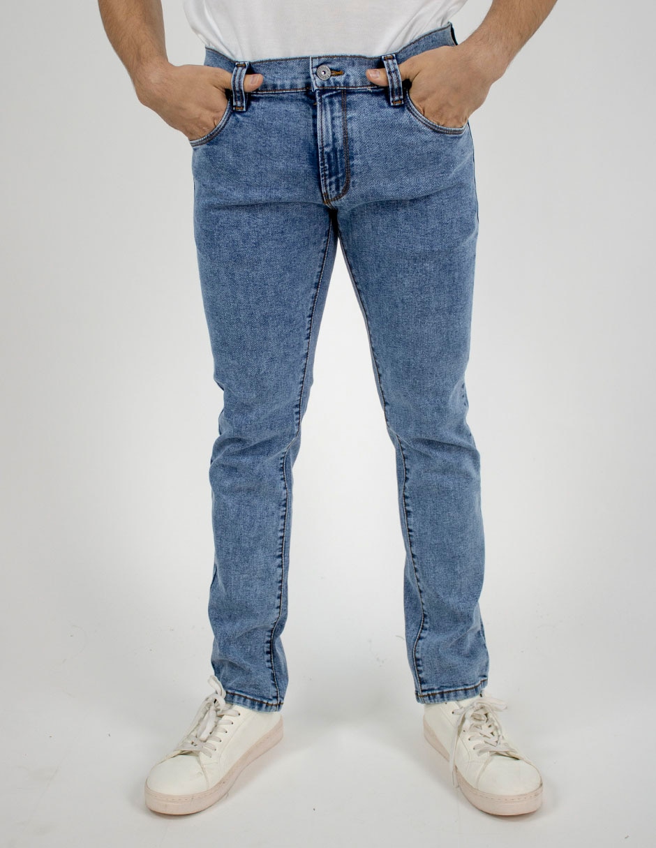 Jeans skinny lavado medio para hombre Jeans skinny lavado medio para hombre