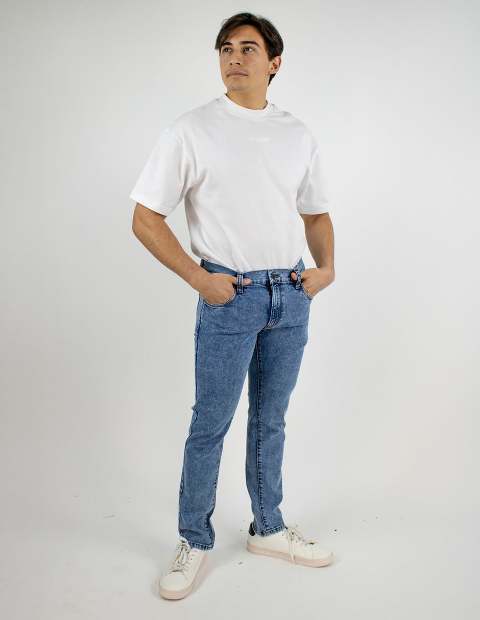 Jeans skinny Furor lavado medio para hombre