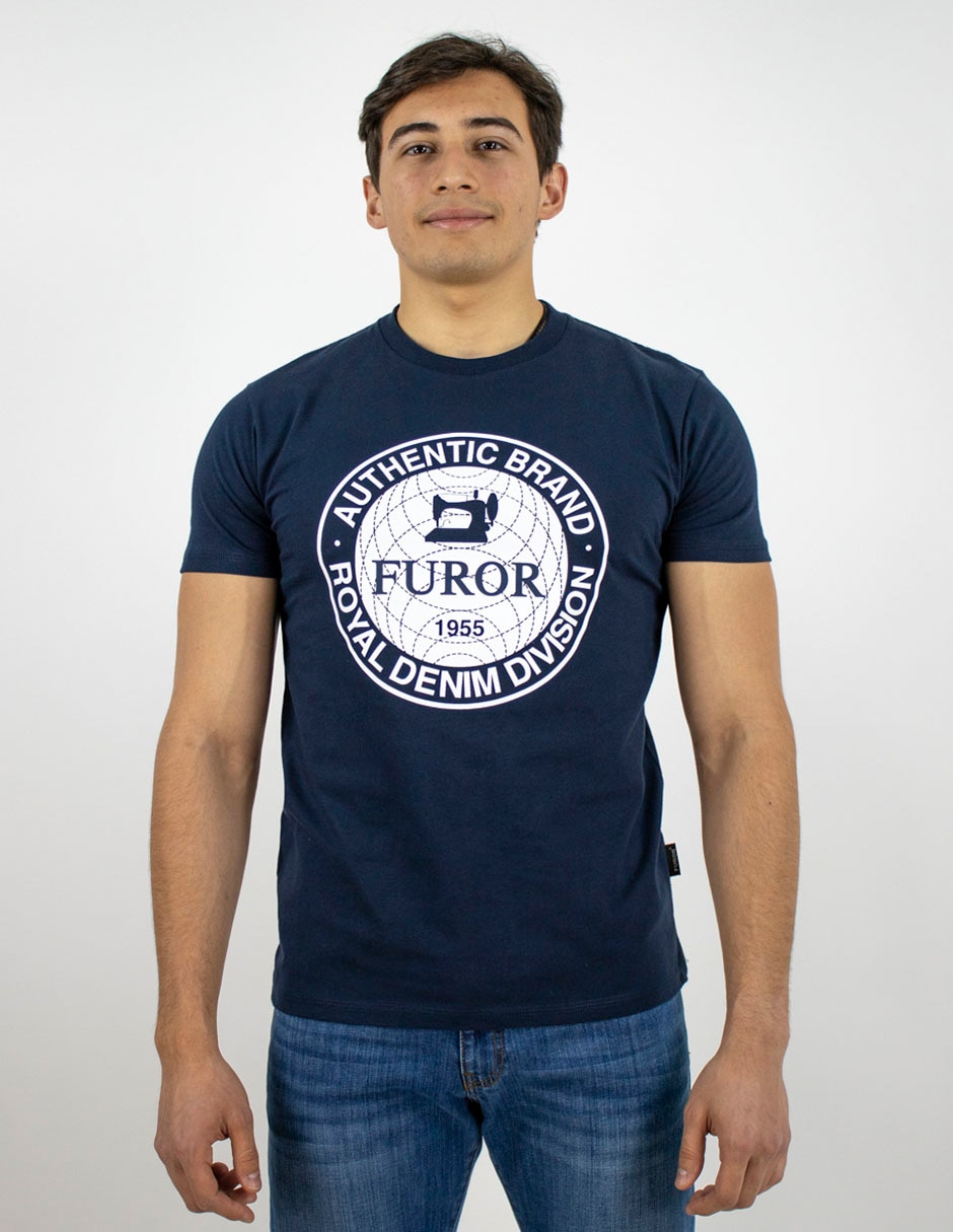 Playera cuello redondo para hombre 1
