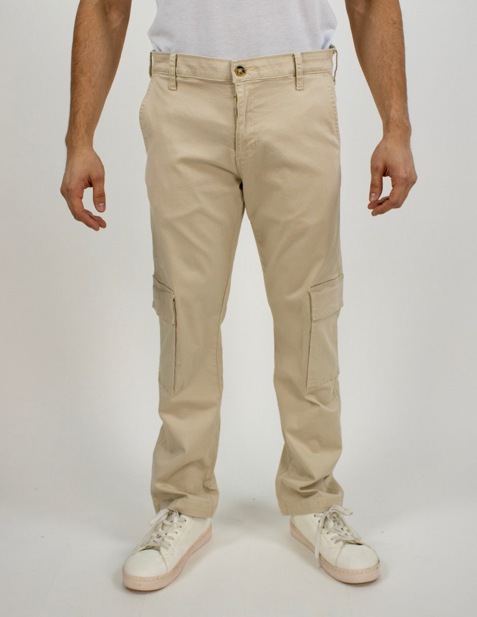 Pantalón cargo slim para hombre Pantalón cargo slim para hombre
