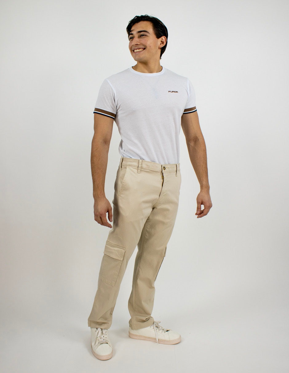 Pantalón cargo slim para hombre 3