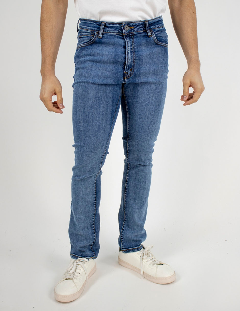 Jeans skinny lavado medio para hombre Jeans skinny lavado medio para hombre