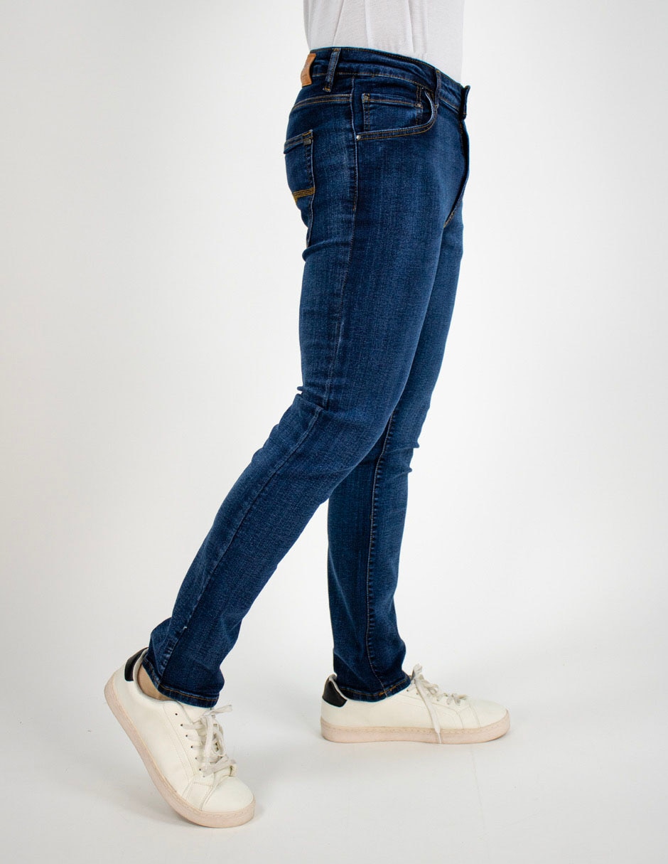Jeans recto Furor lavado obscuro para hombre