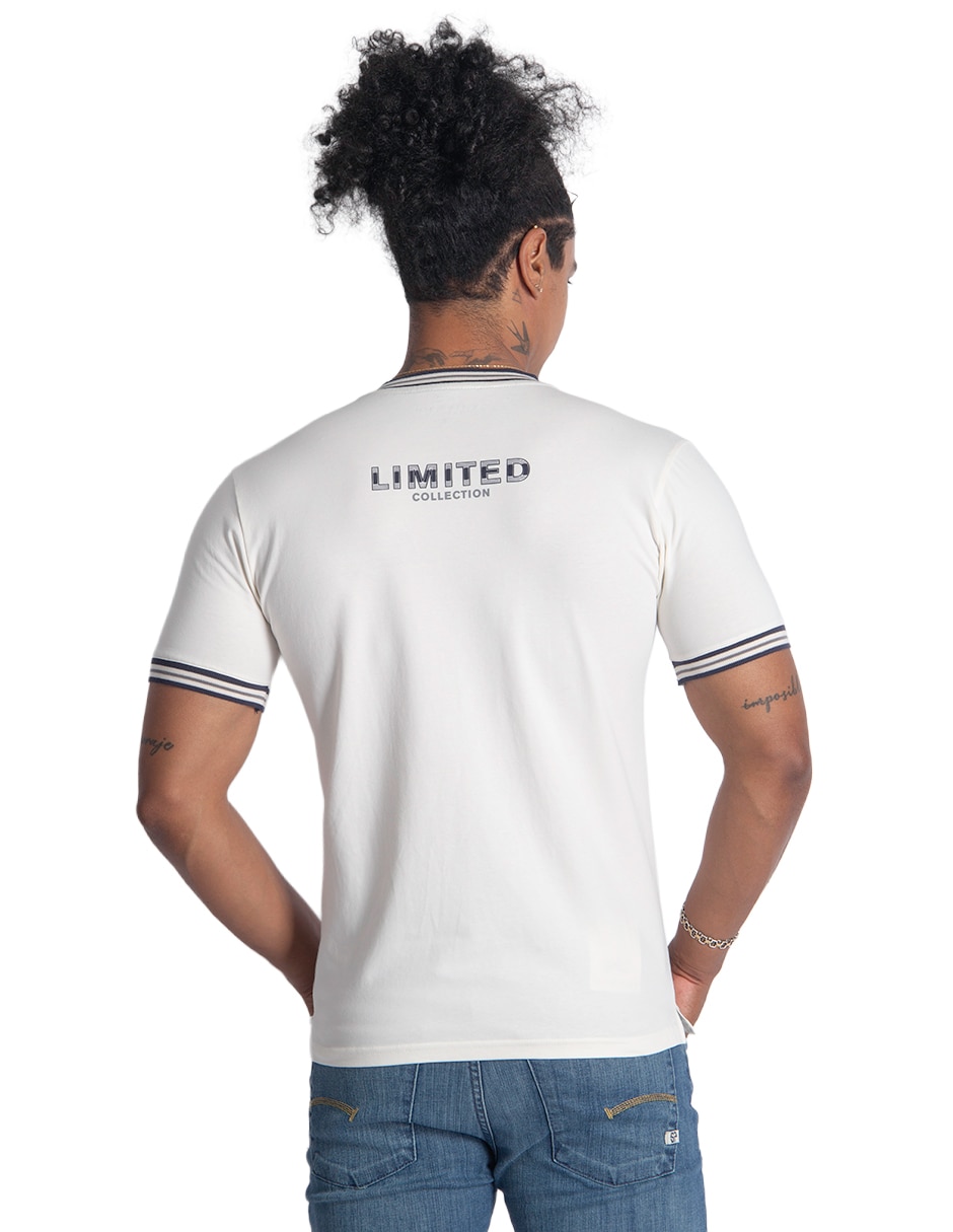 Playera cuello redondo para hombre 2