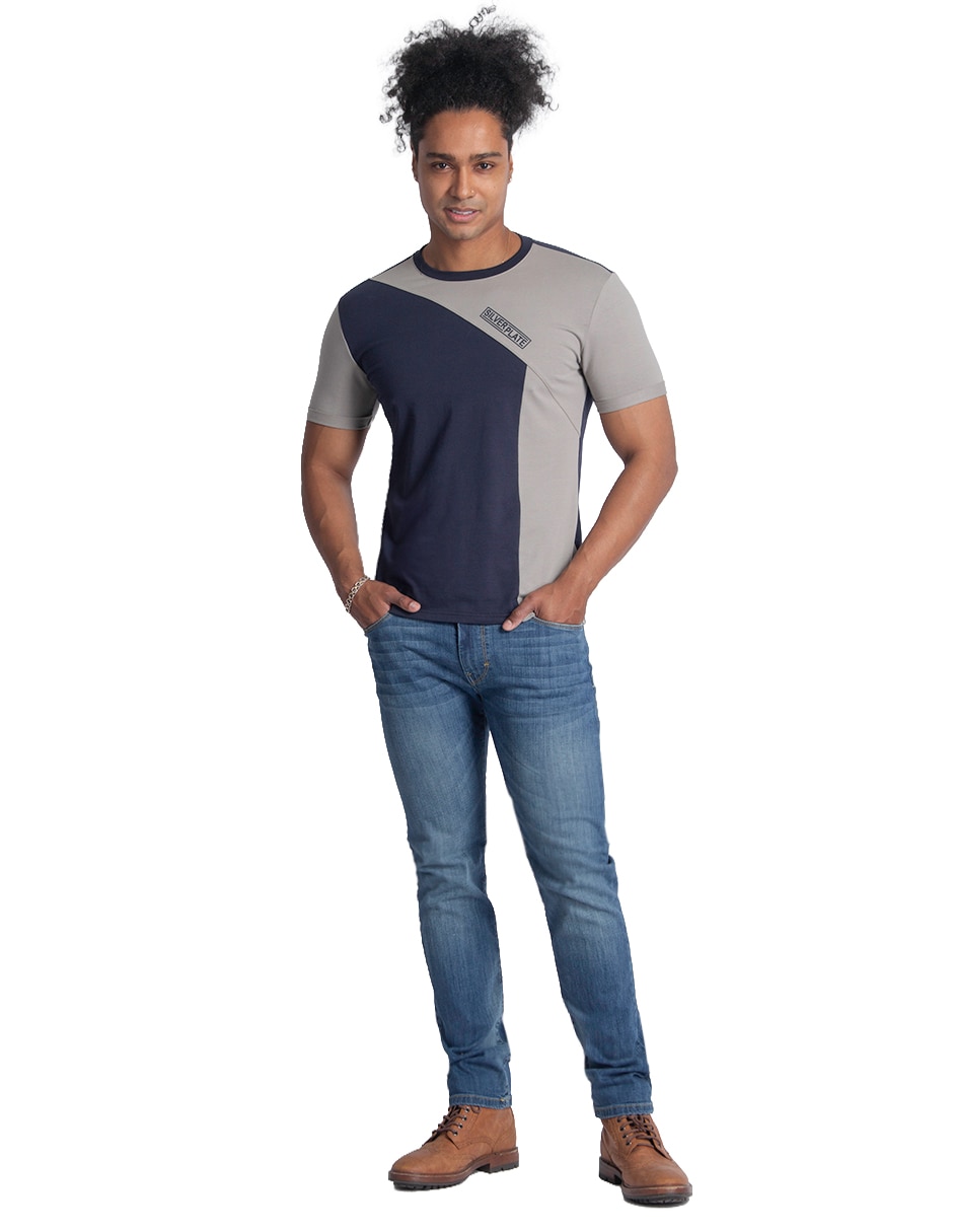 Playera Silver Plate cuello redondo para hombre