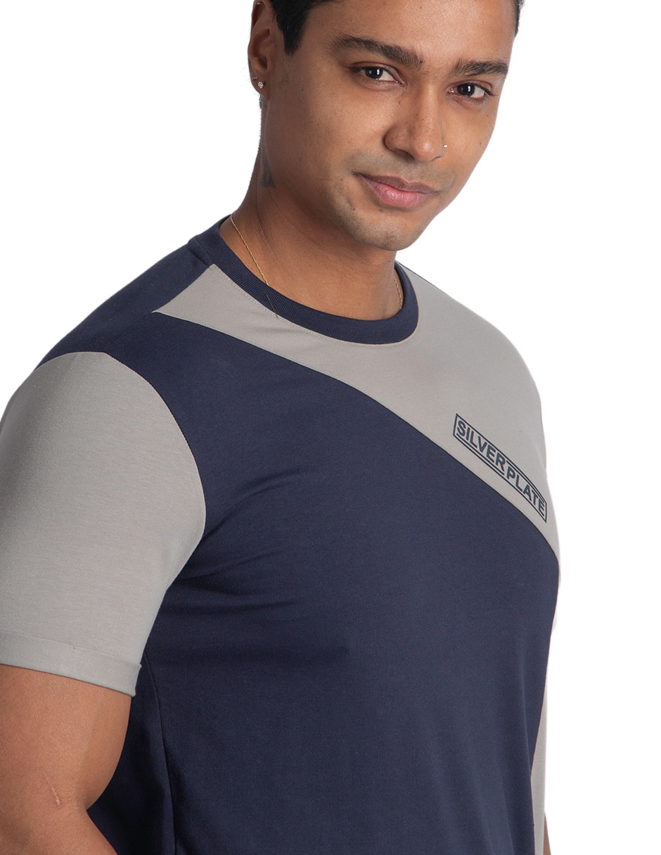 Playera Silver Plate cuello redondo para hombre