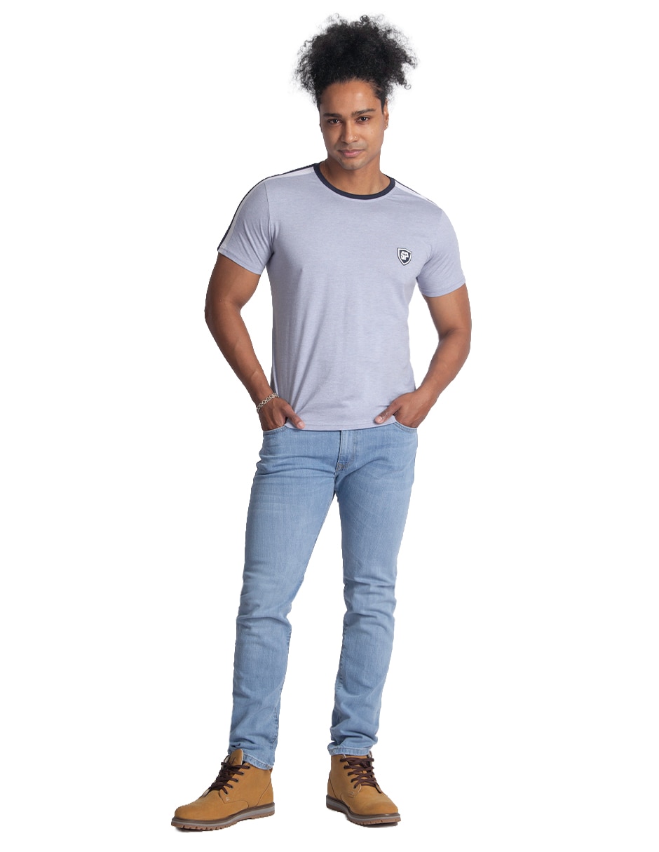 Playera cuello redondo para hombre 3