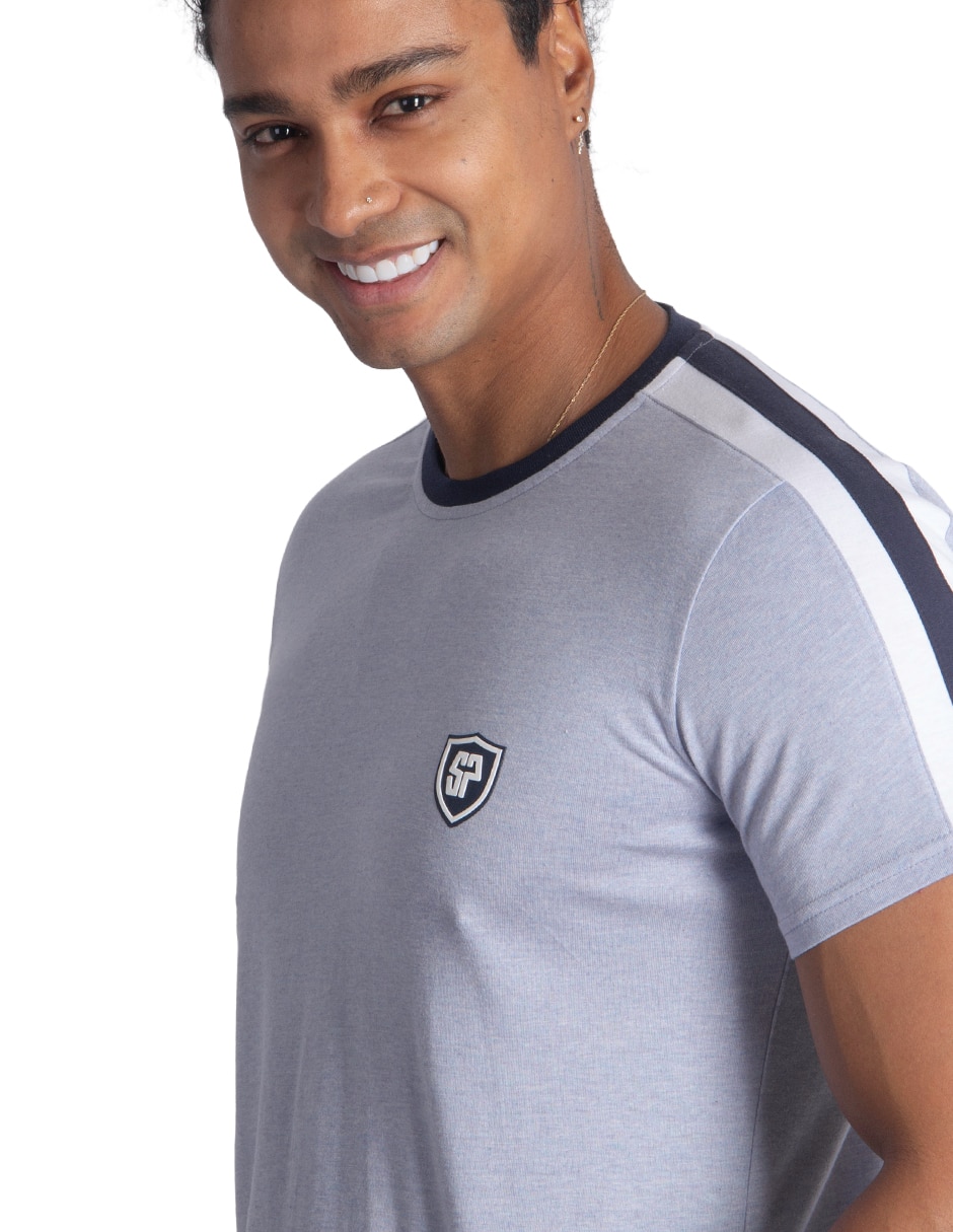 Playera cuello redondo para hombre 4