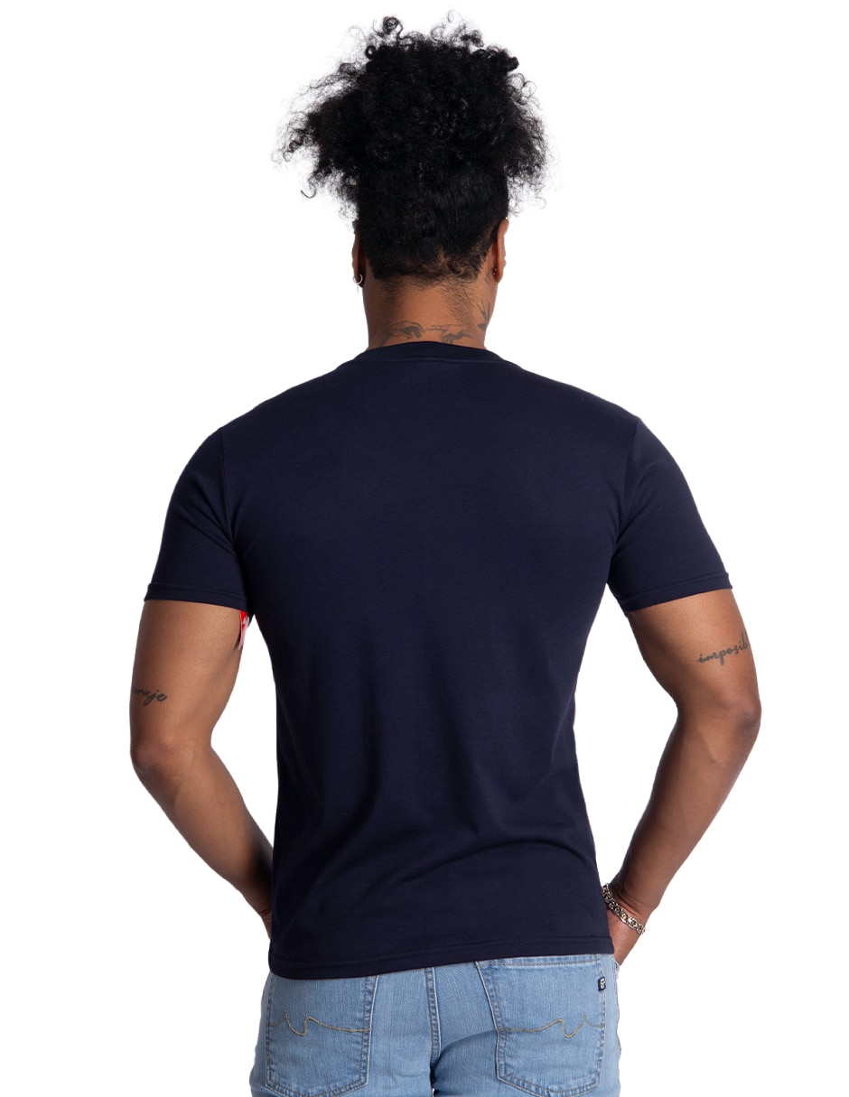 Playera cuello redondo para hombre 2