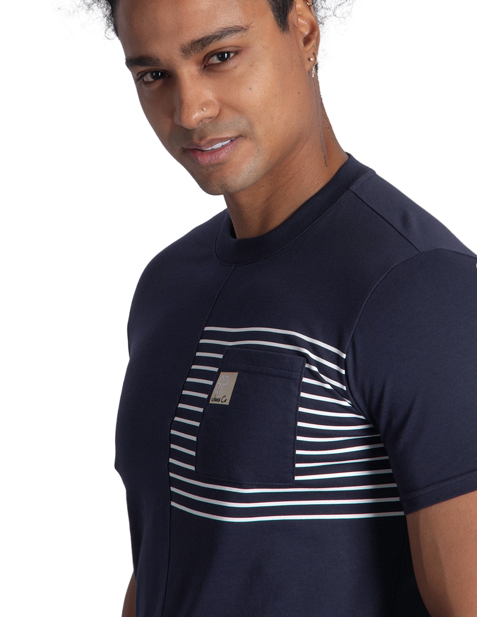 Playera cuello redondo para hombre 4