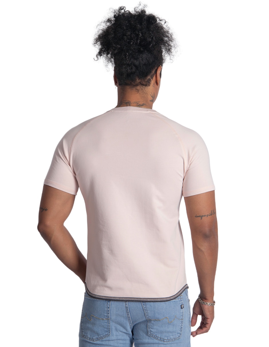 Playera cuello redondo para hombre 2