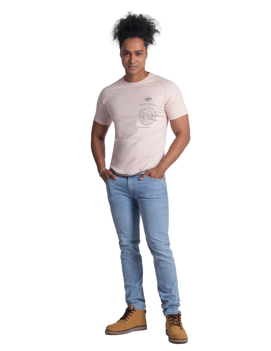 Playera cuello redondo para hombre 3