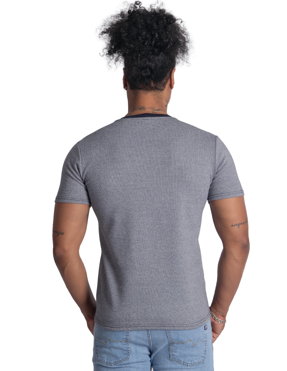 Playera cuello redondo para hombre 2