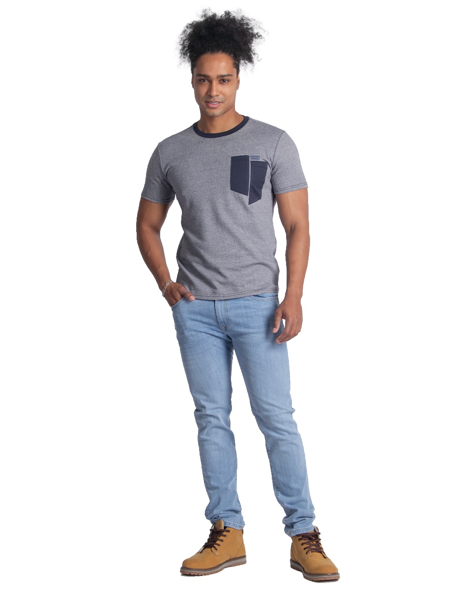 Playera cuello redondo para hombre 3