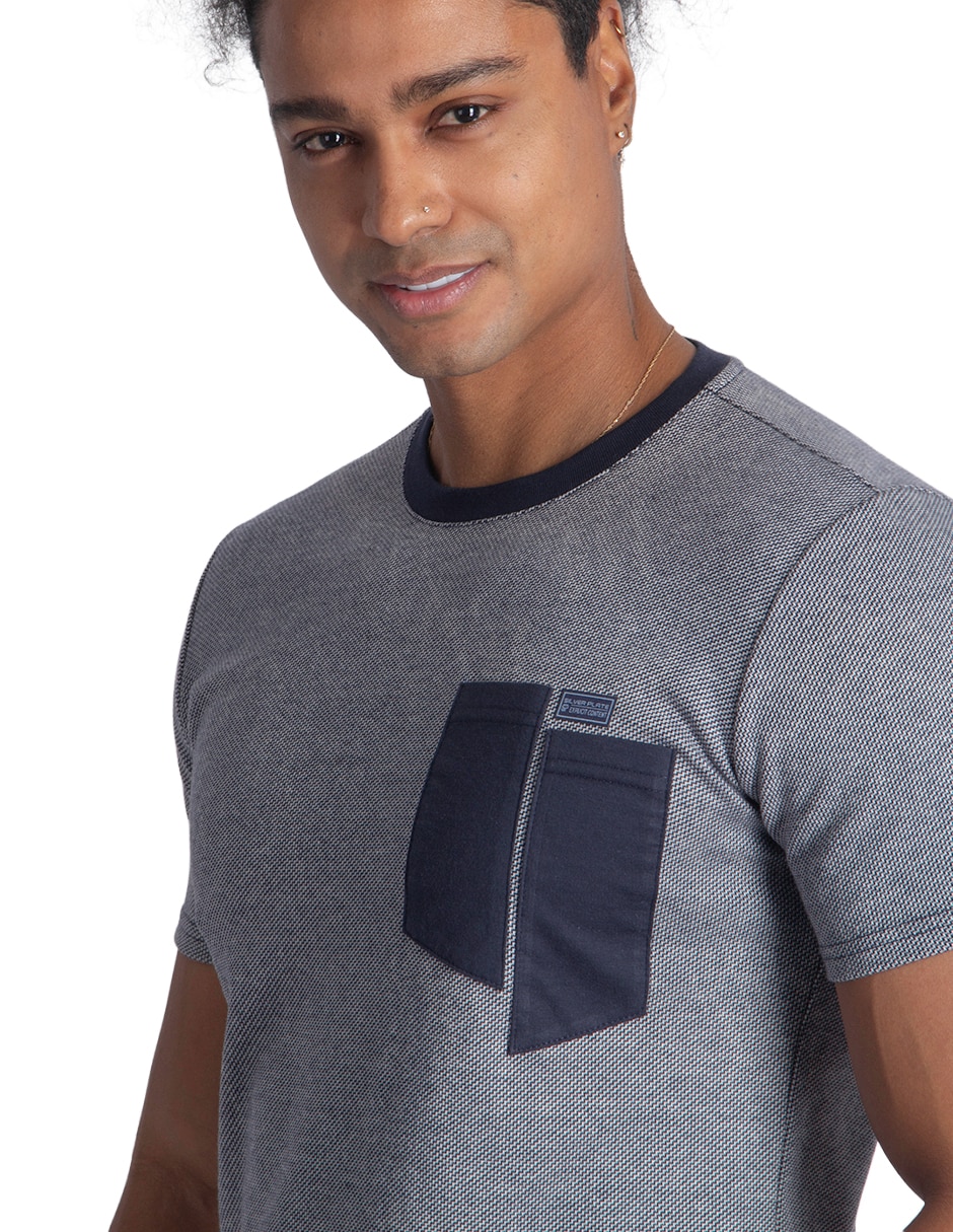 Playera cuello redondo para hombre 4