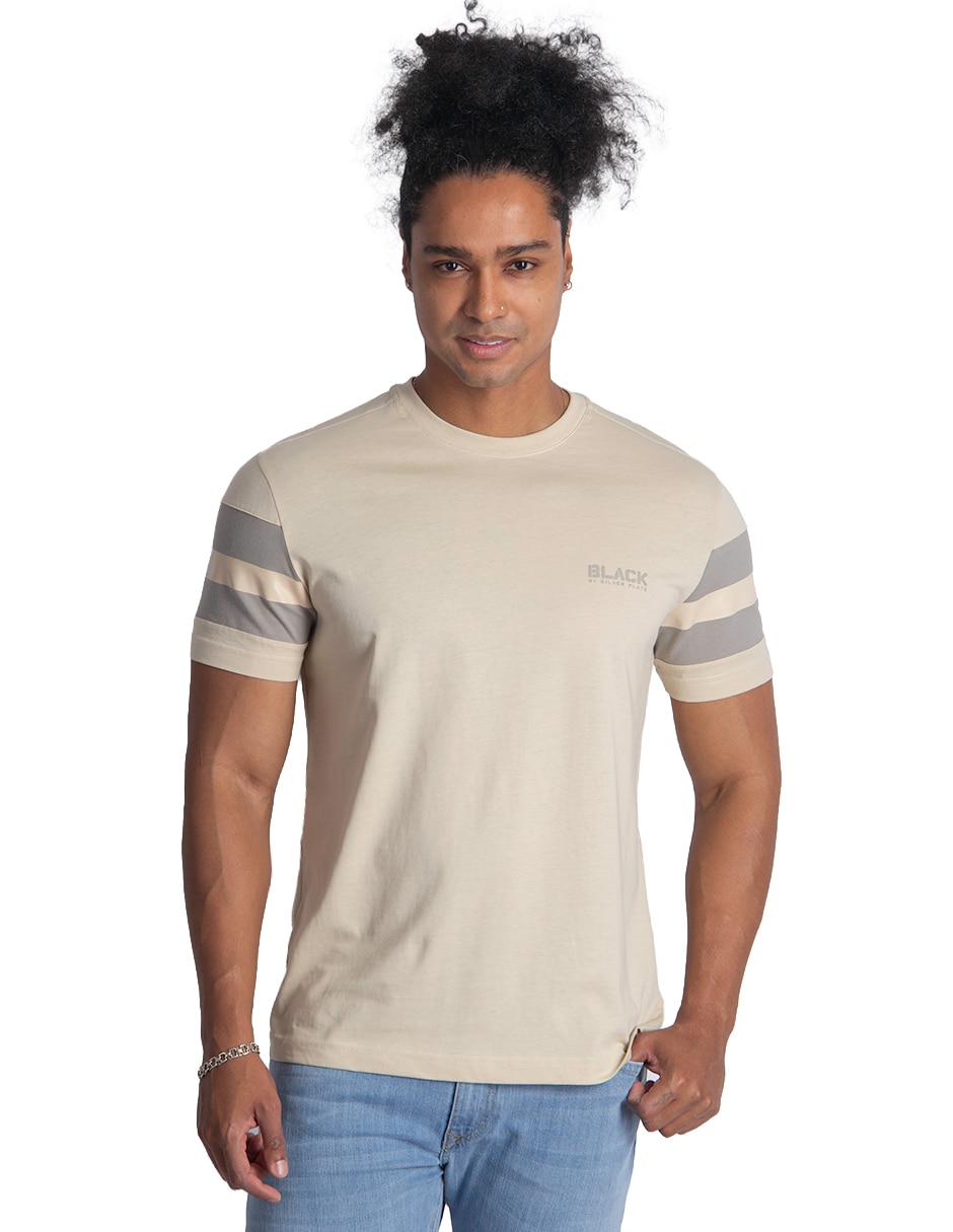 Playera cuello redondo para hombre