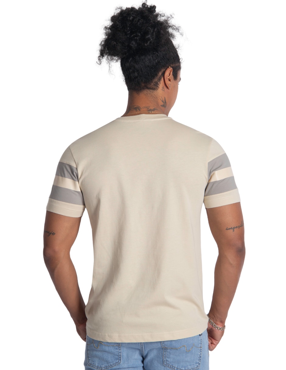 Playera cuello redondo para hombre 2