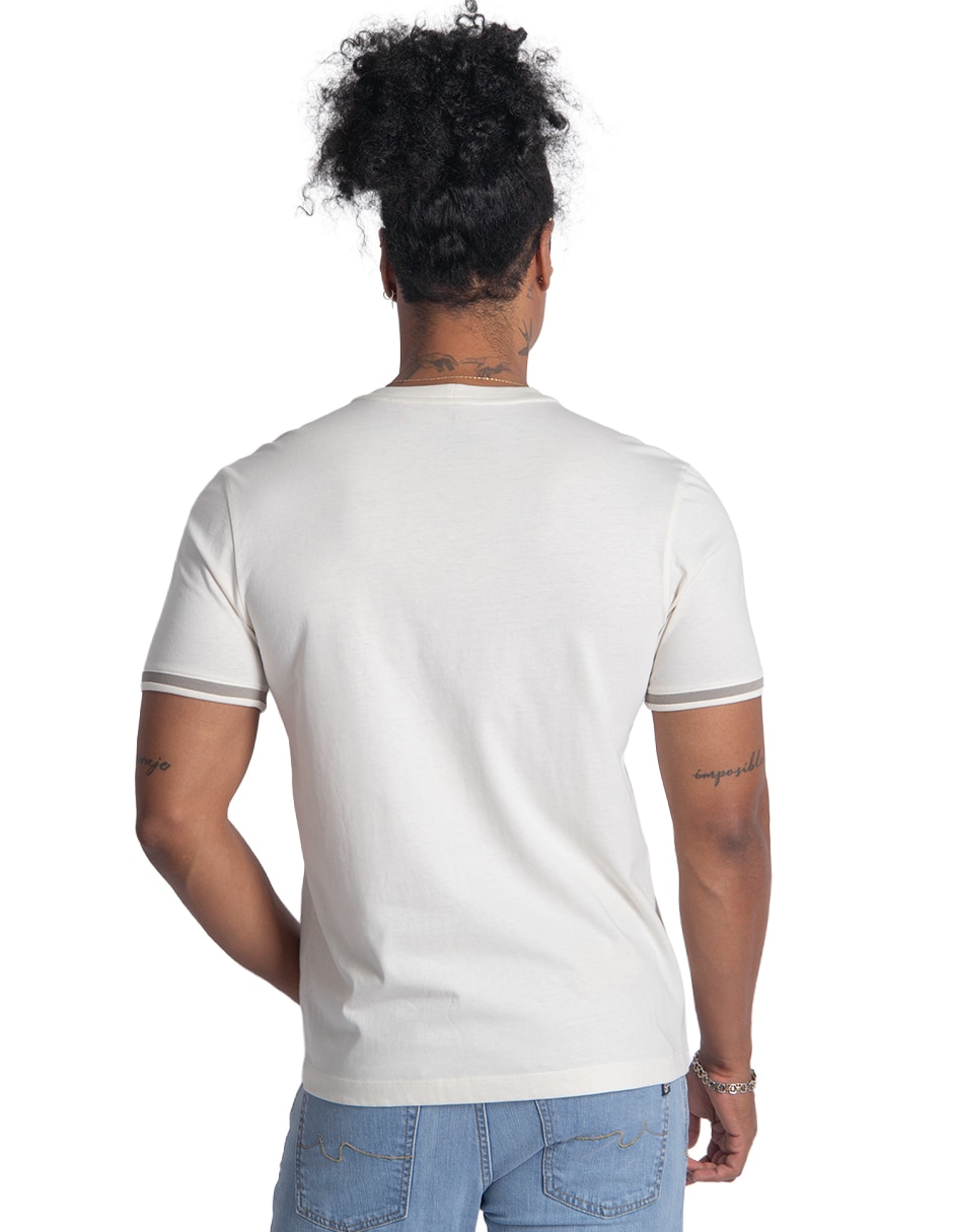 Playera cuello redondo para hombre 2