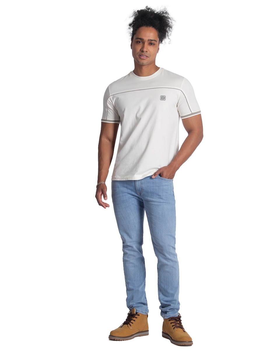 Playera cuello redondo para hombre 3