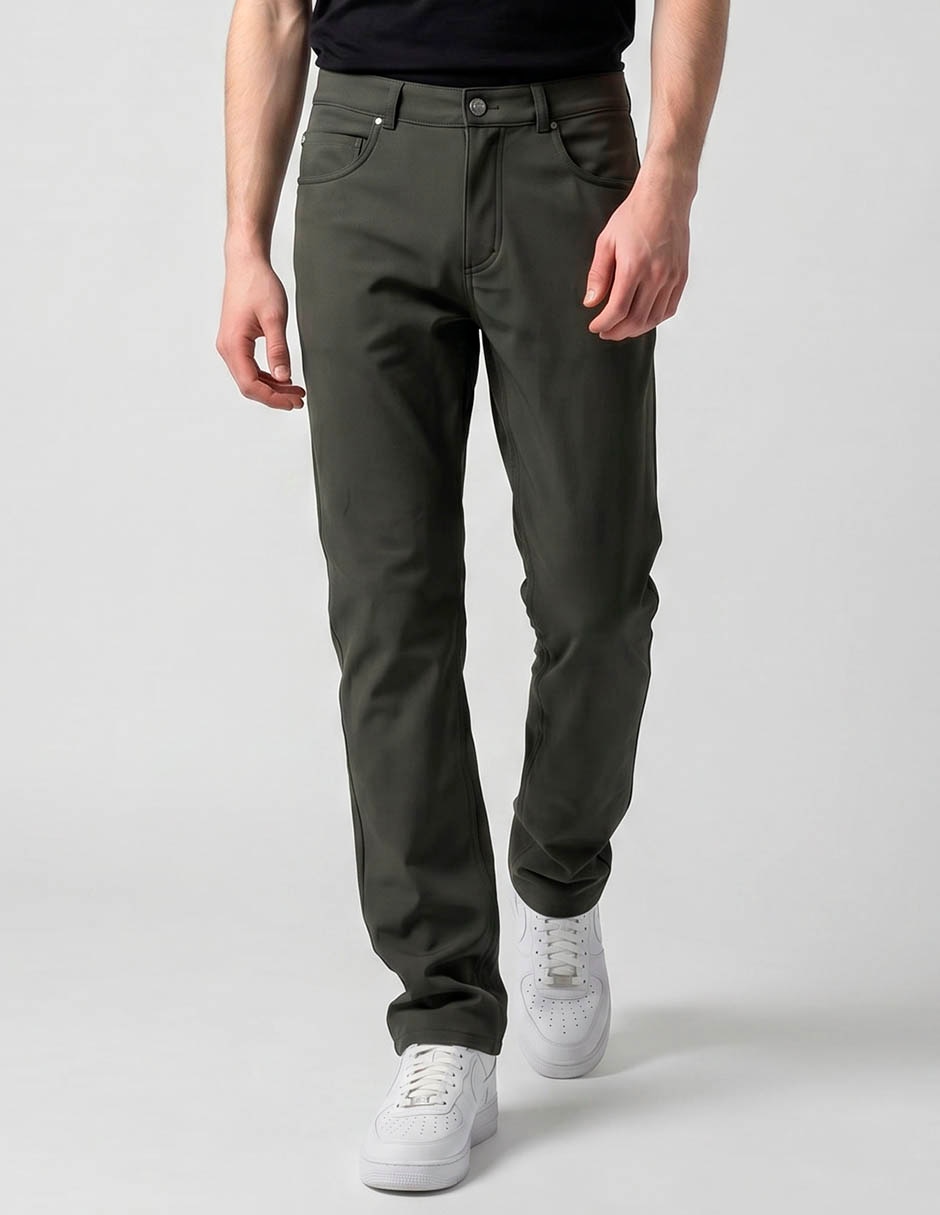 Pantalón relaxed slim silver plate de algodón para hombre
