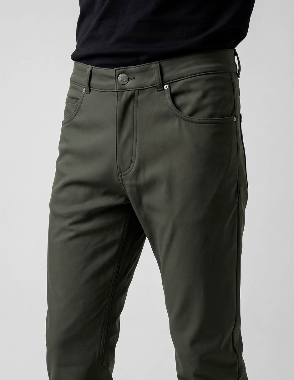 Pantalón relaxed slim silver plate de algodón para hombre