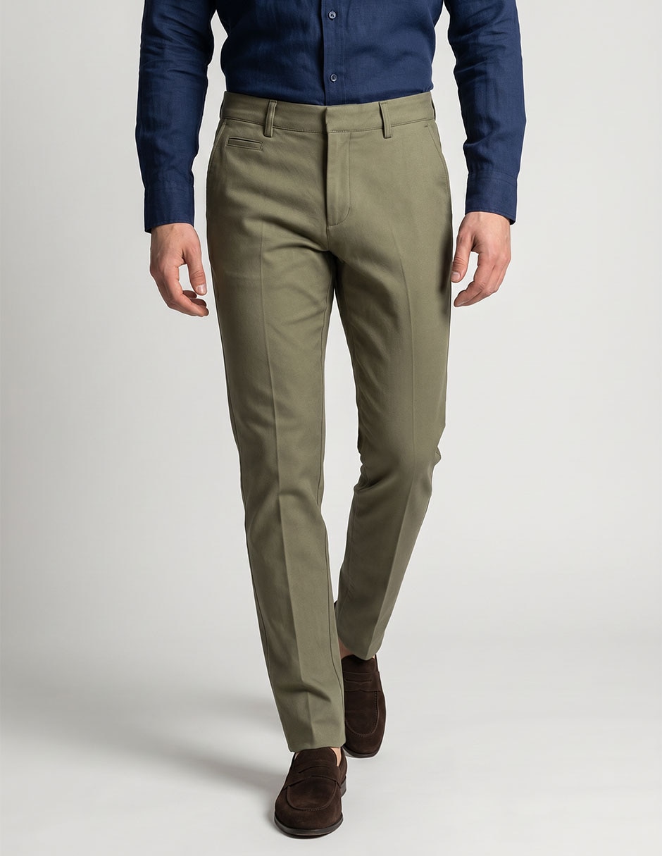 Pantalón formal de vestir recto de poliéster para hombre Pantalón formal de vestir recto de poliéster para hombre