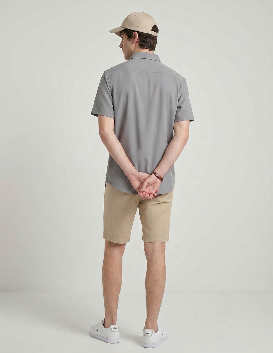Camisa casual manga corta para hombre