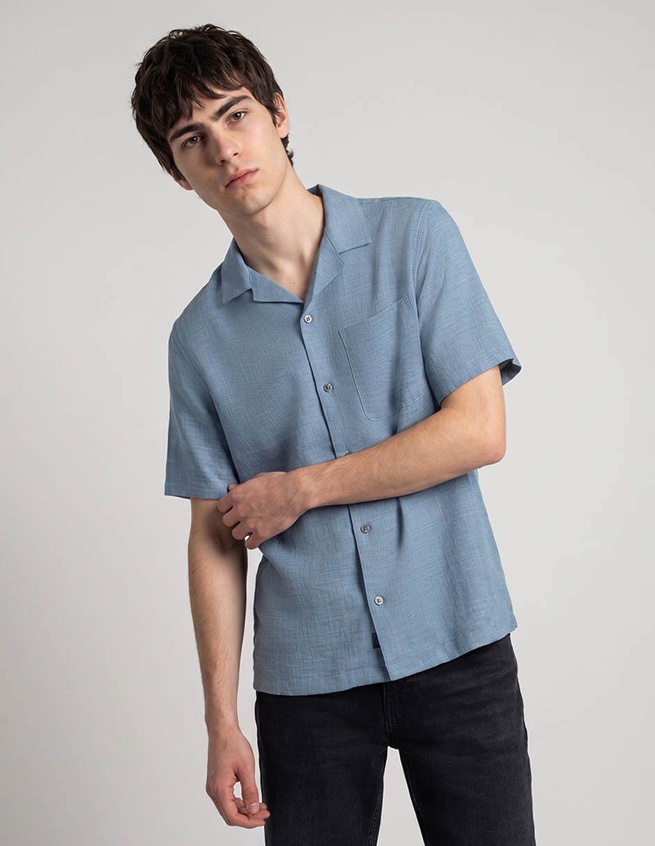 Camisa casual manga corta para hombre Camisa casual manga corta para hombre