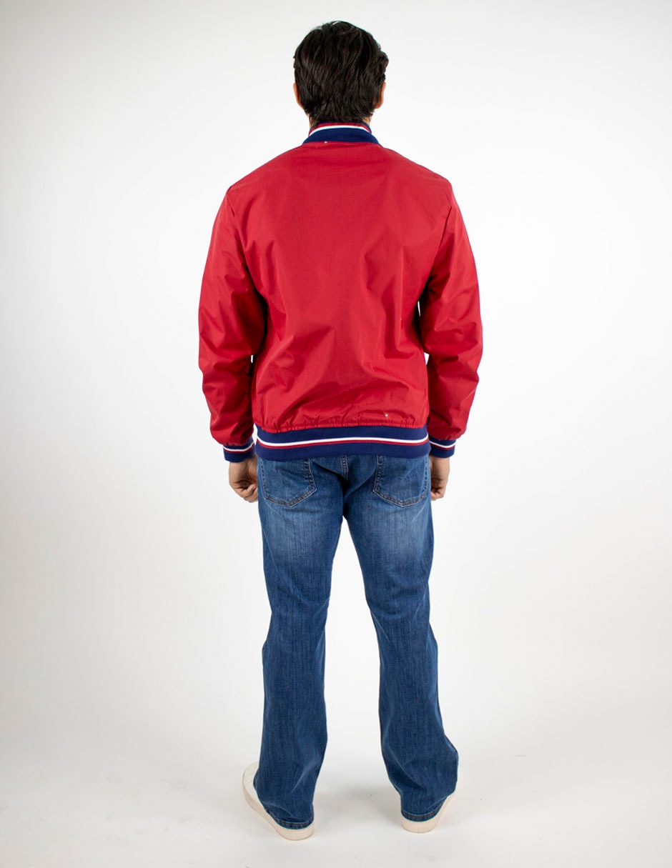 Chamarra bomber con bolsillos para hombre 2