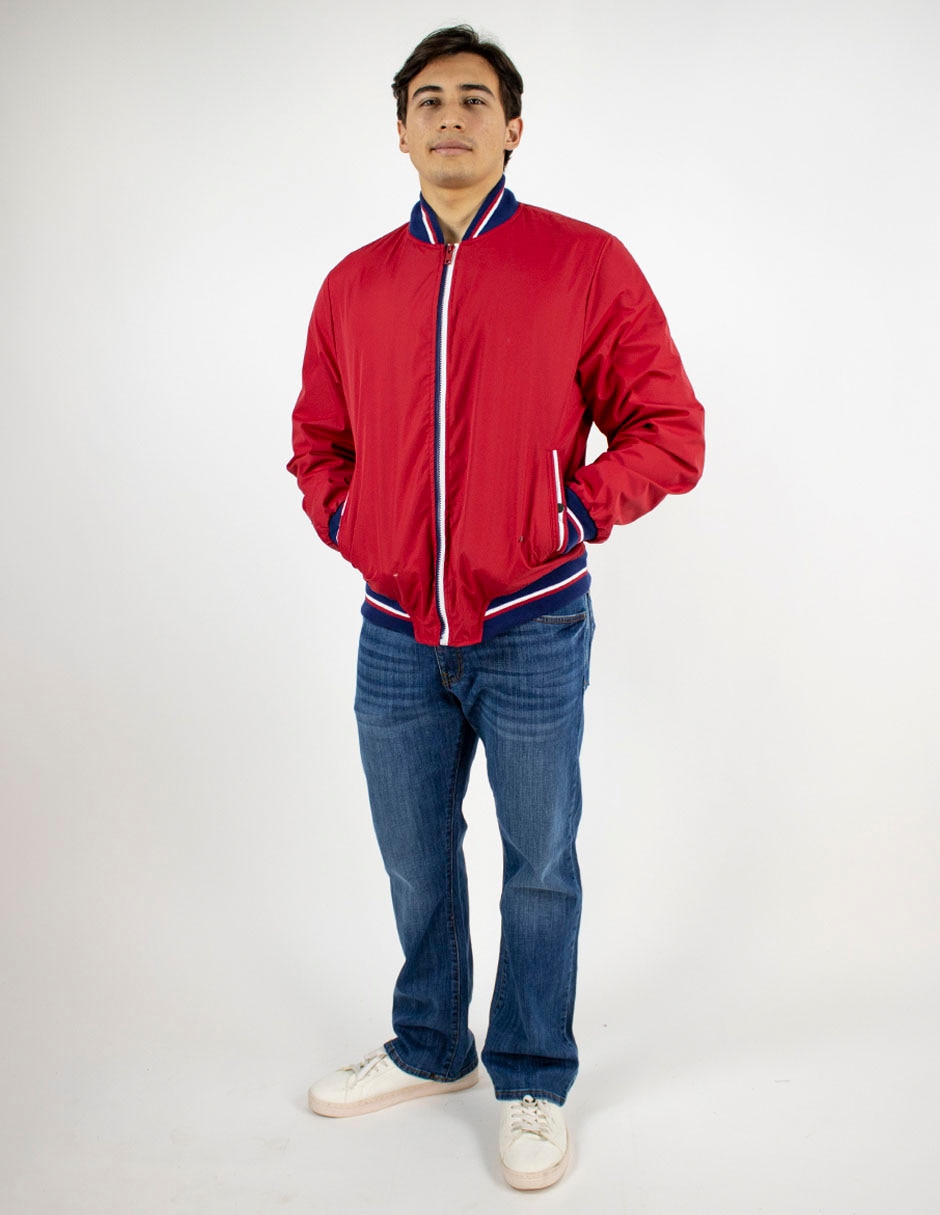 Chamarra bomber con bolsillos para hombre 3