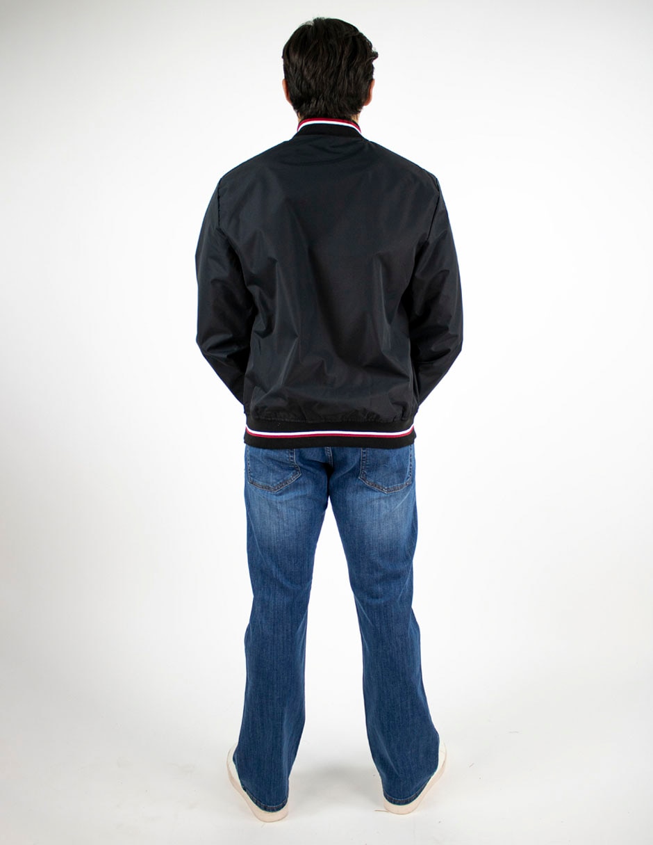 Chamarra bomber con bolsillos para hombre 2