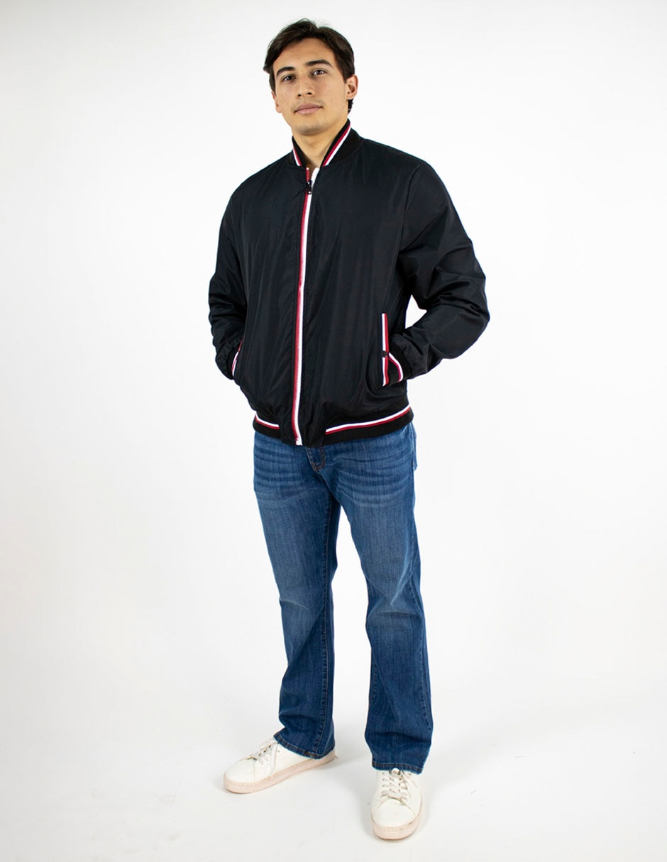 Chamarra bomber con bolsillos para hombre 3