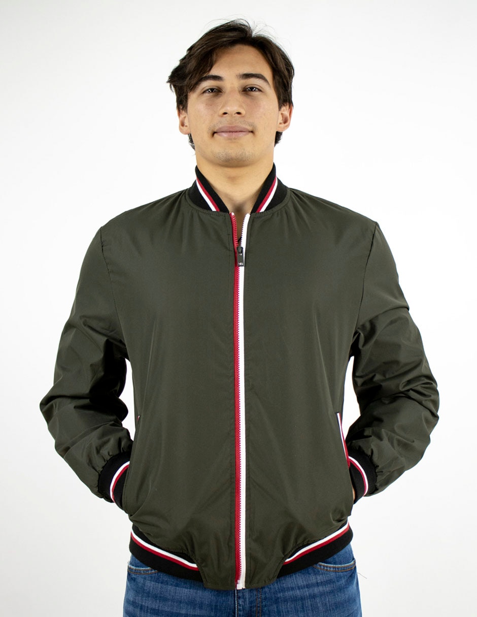 Chamarra bomber furor con bolsillos para hombre