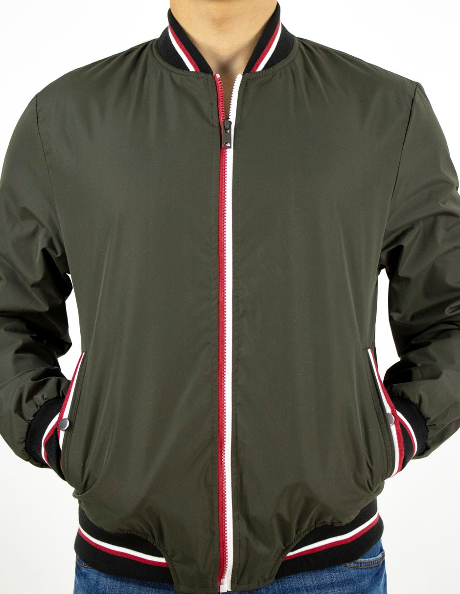 Chamarra bomber furor con bolsillos para hombre