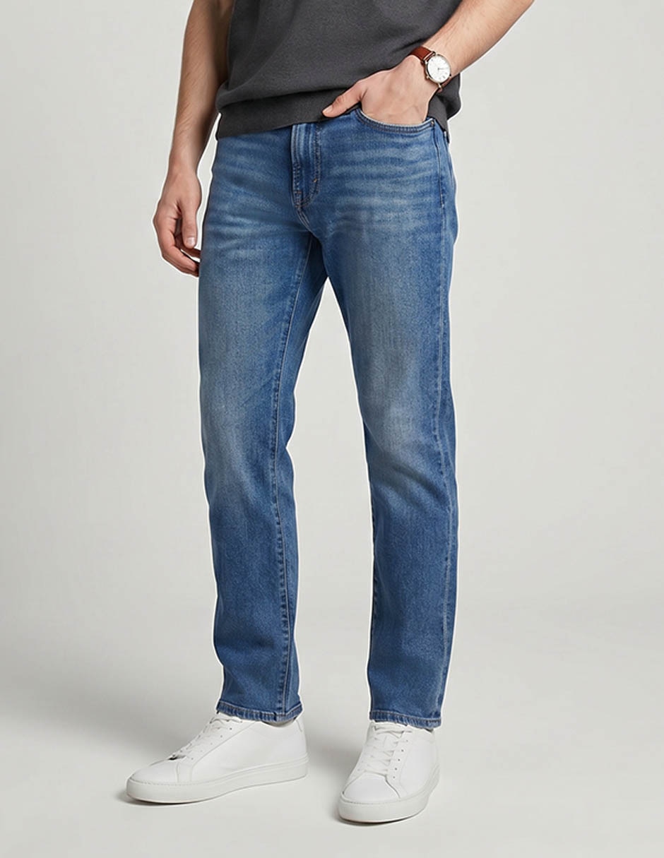 Jeans slim American Eagle deslavado para hombre
