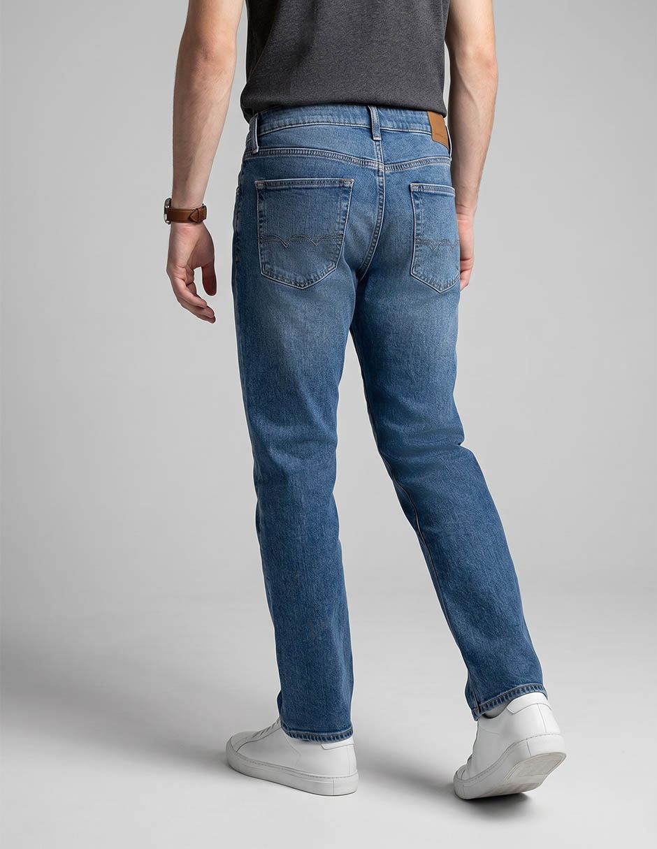 Jeans slim American Eagle deslavado para hombre