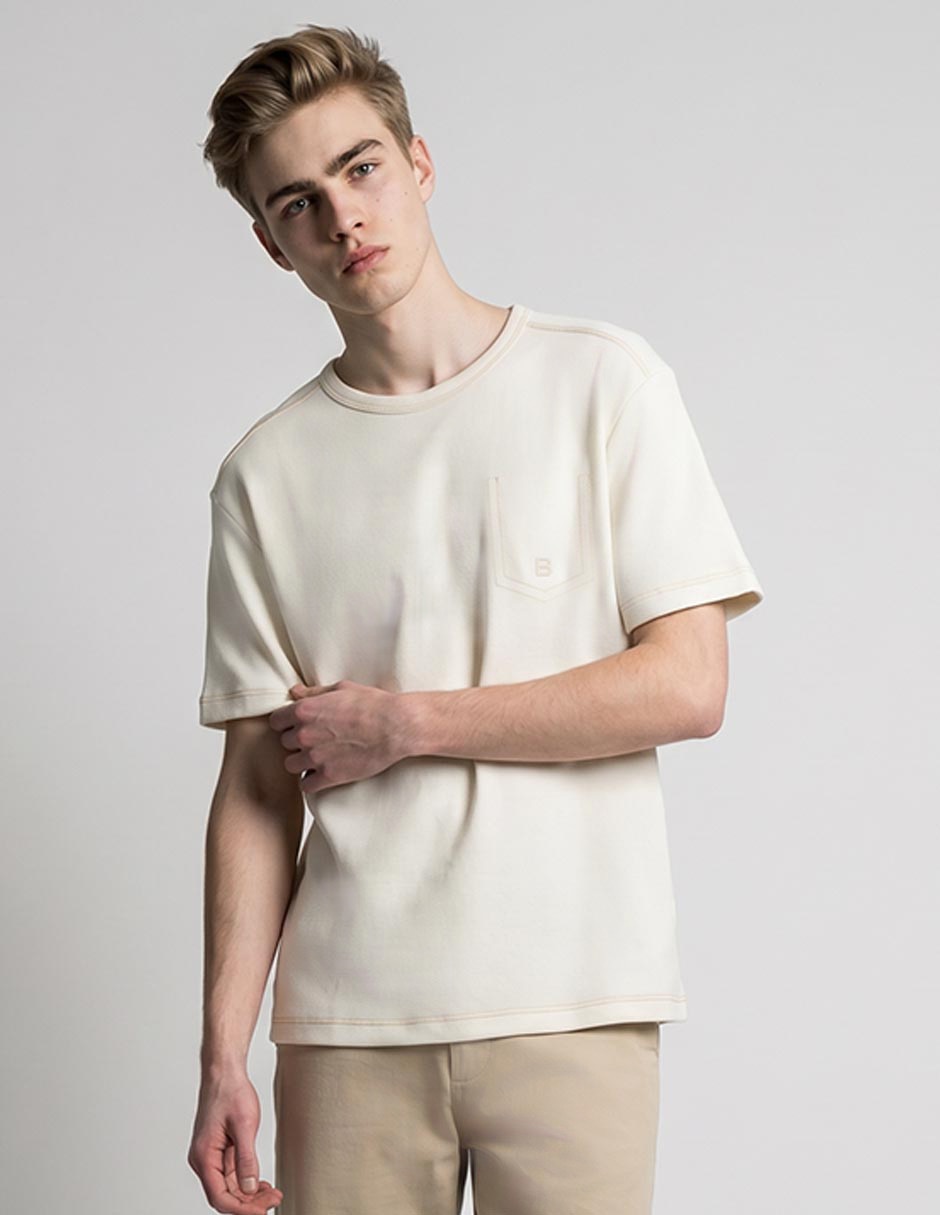Playera Silver Plate cuello redondo para hombre