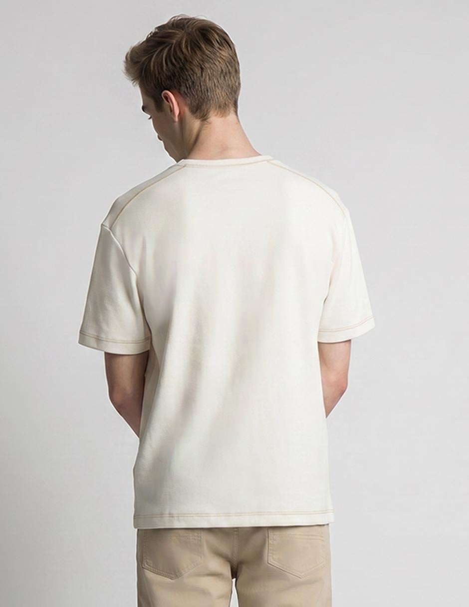 Playera Silver Plate cuello redondo para hombre