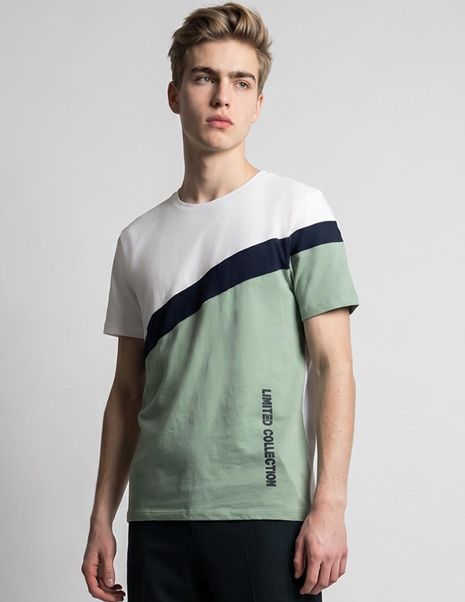 Playera Silver Plate cuello redondo para hombre