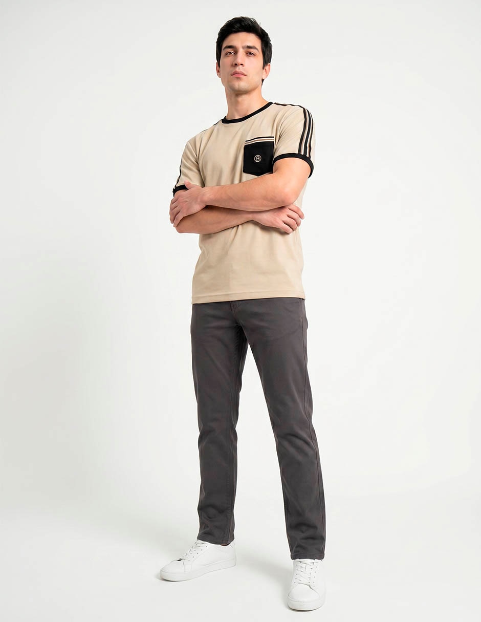 Playera cuello redondo para hombre 3
