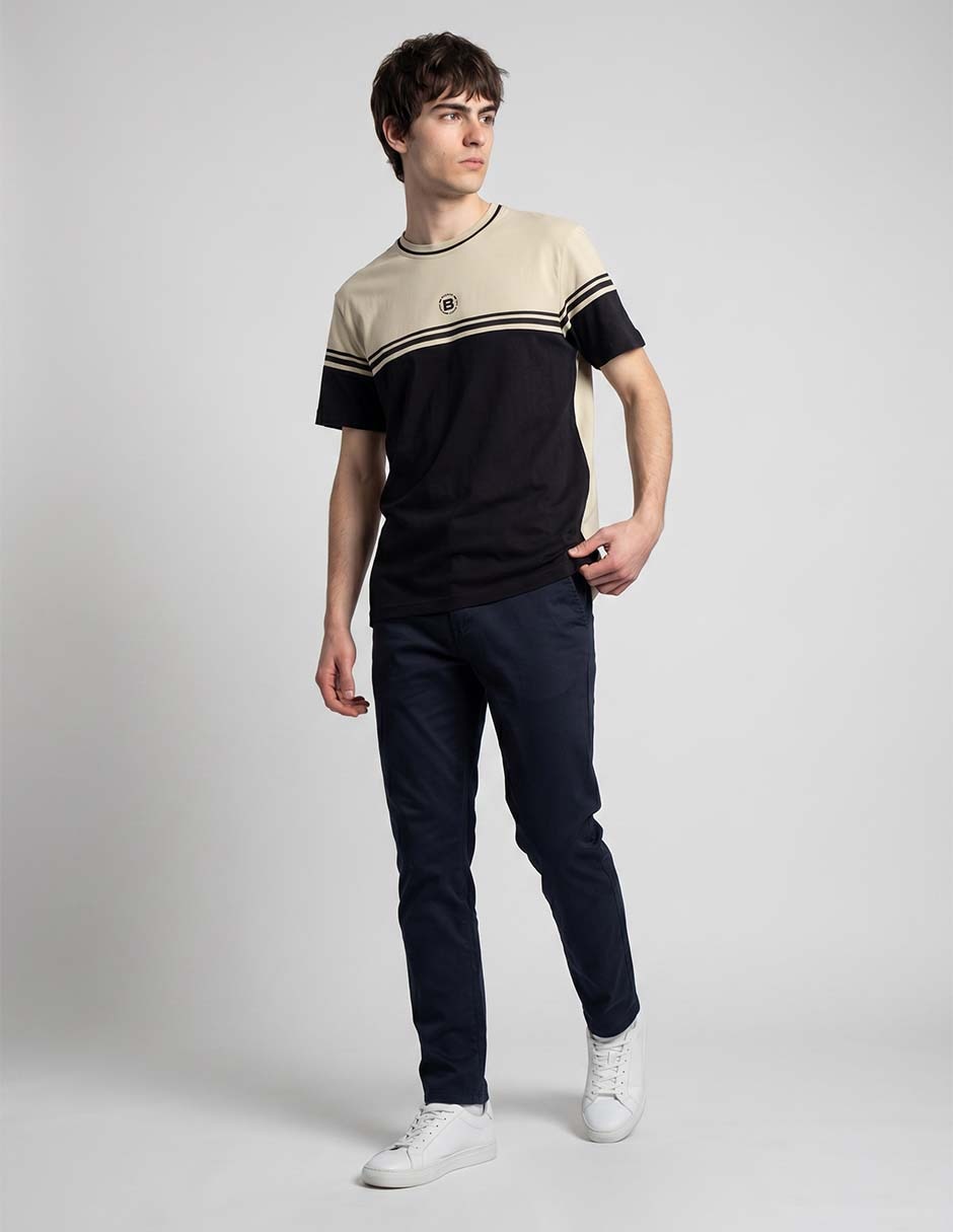 Playera Silver Plate Colección cuello redondo para hombre