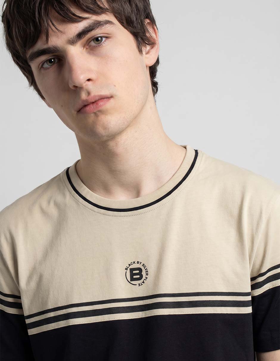 Playera Silver Plate Colección cuello redondo para hombre