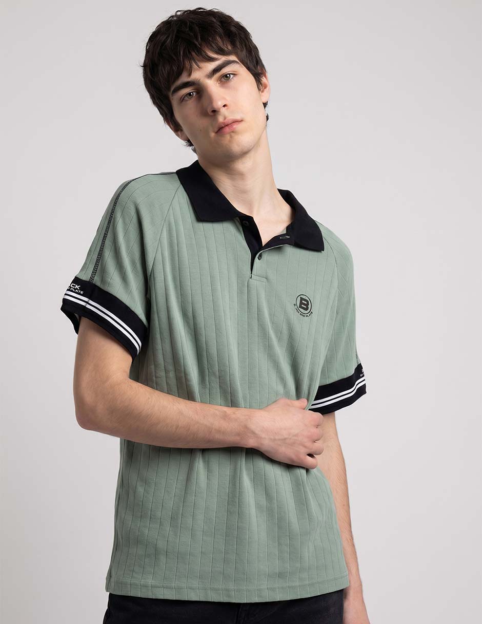 Playera tipo polo Silver Plate Coleccion para hombre