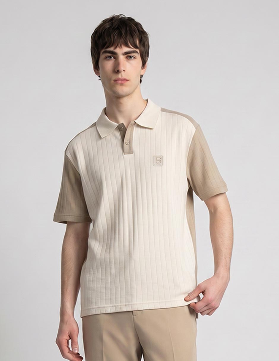Playera tipo polo Silver Plate para hombre