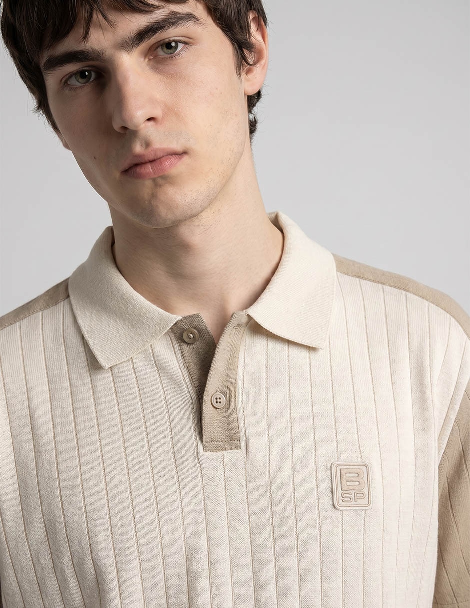 Playera tipo polo Silver Plate para hombre