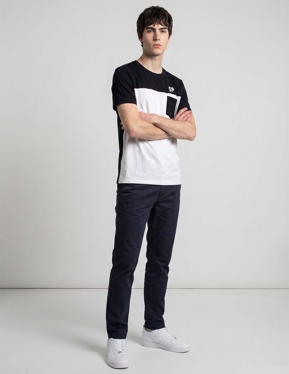 Playera Silver Plate Coleccion cuello redondo para hombre