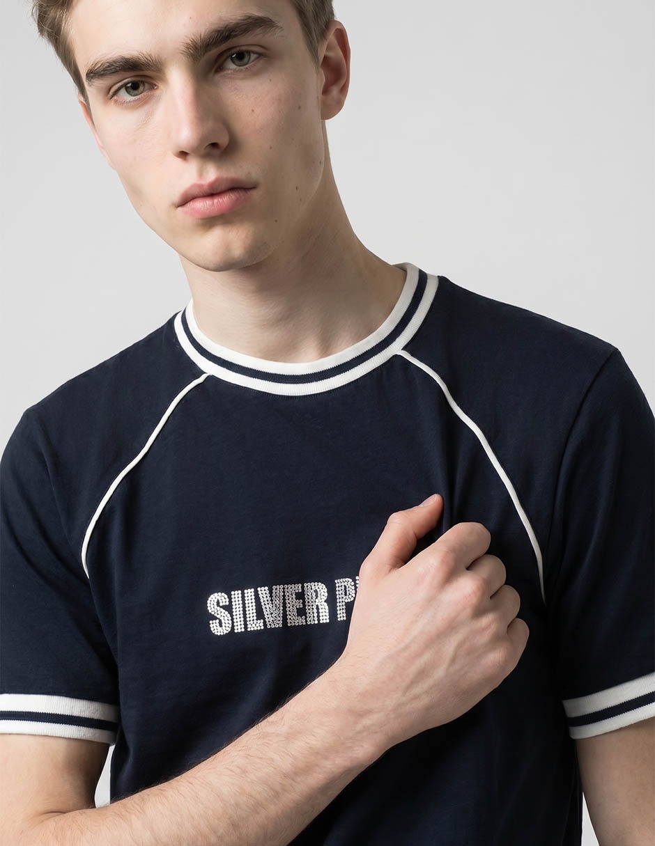 Playera Silver Plate cuello redondo para hombre